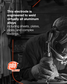 SÜA E4043 compatible with SMAW and oxyacetylene brazing.