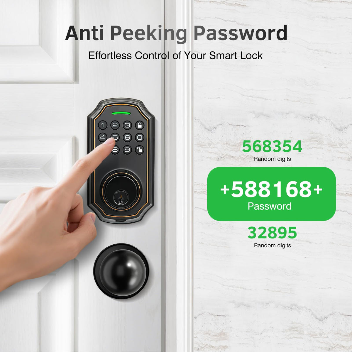 SUBPOT anti-theft-deadbolt shows rugged design and protective weatherproof housing.