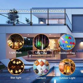 Suchtale easy-installation lines up along patios, gardens, or courtyards.