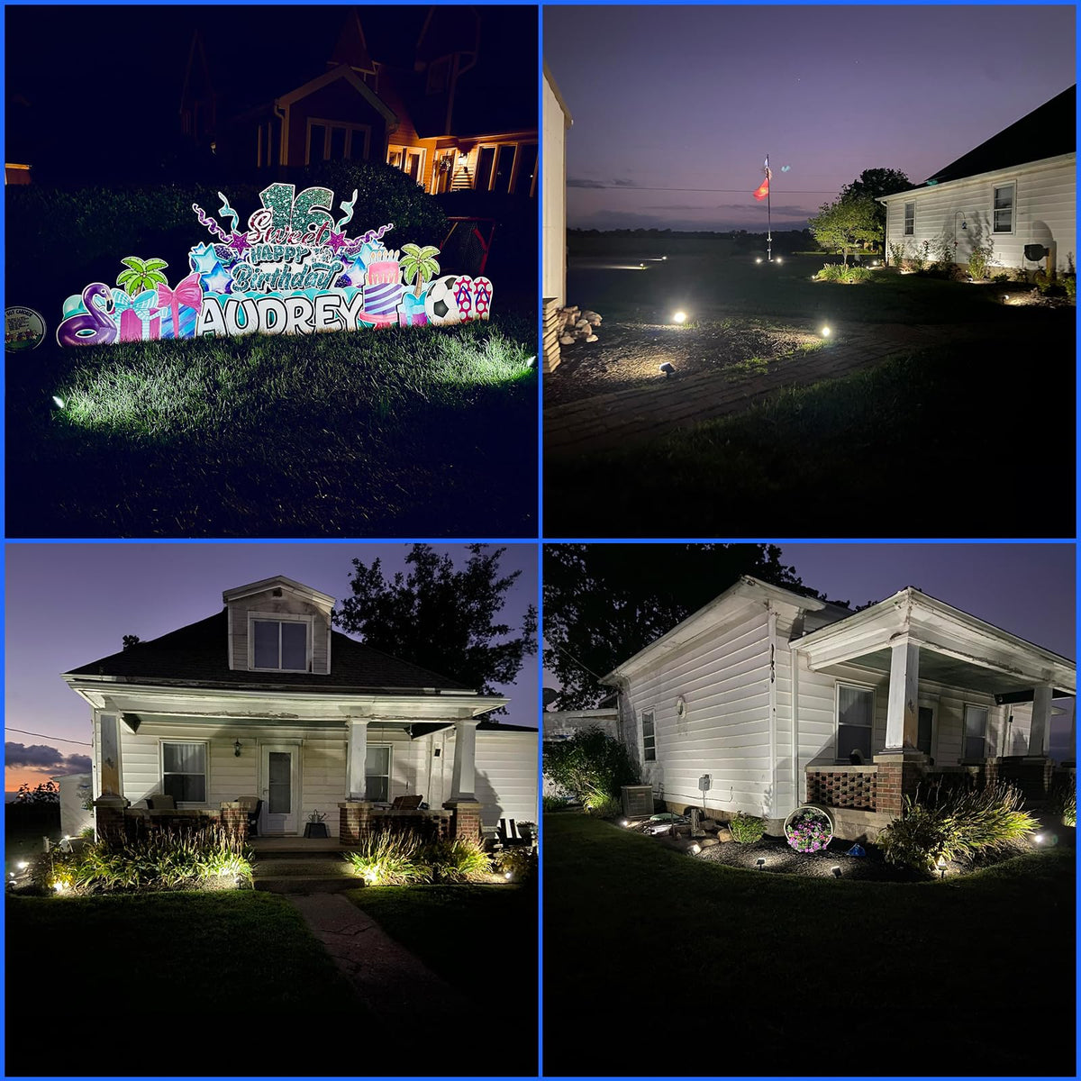 Sucolite 2-in-1 landscape lights combine wall and ground use for versatile lighting.