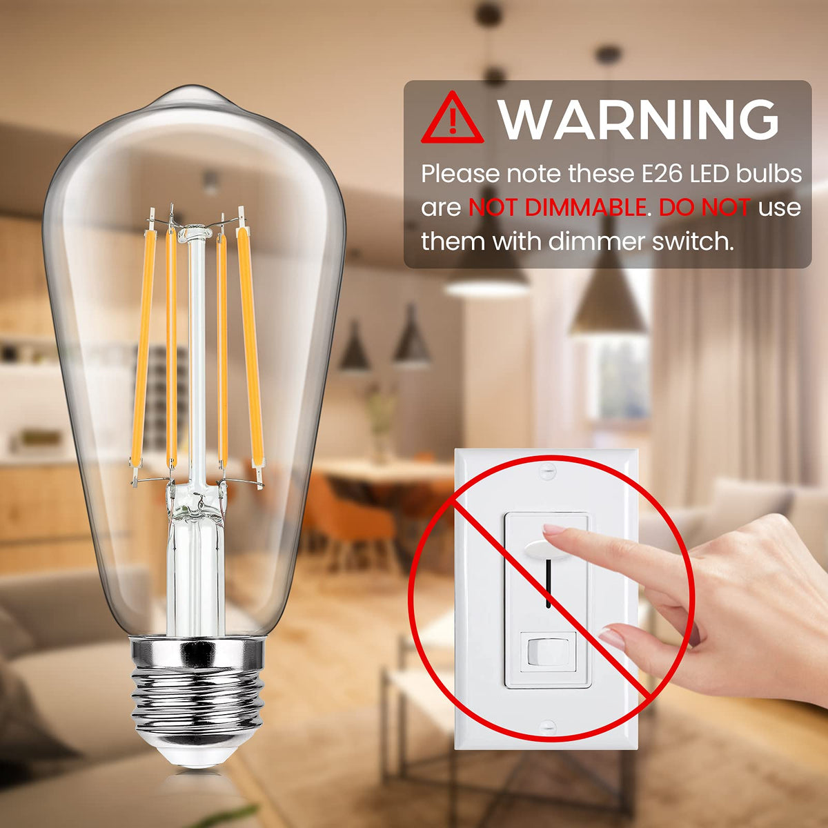 Sucolite eye-friendly, flicker-free light for comfortable evenings.