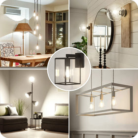 Sucolite antique clear glass design fits chandeliers, sconces, and vintage fixtures.