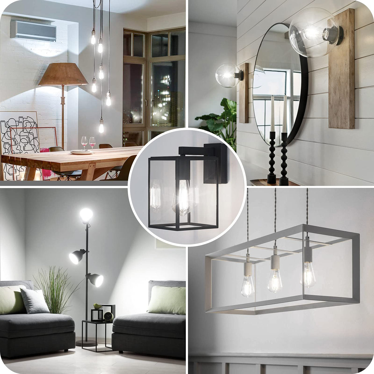 Sucolite non-dimmable bulb with clear glass for steady lighting