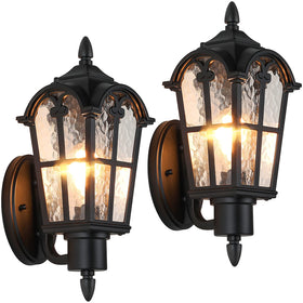 Sucolite outdoor wall light with weather-resistant metal frame for all-weather durability.