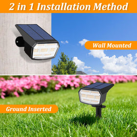Sucolite three lighting modes provide flexible outdoor illumination options