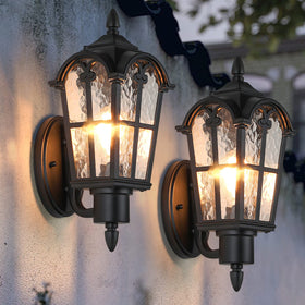 Sucolite vintage-inspired lanterns brighten entrances with classic aesthetics.