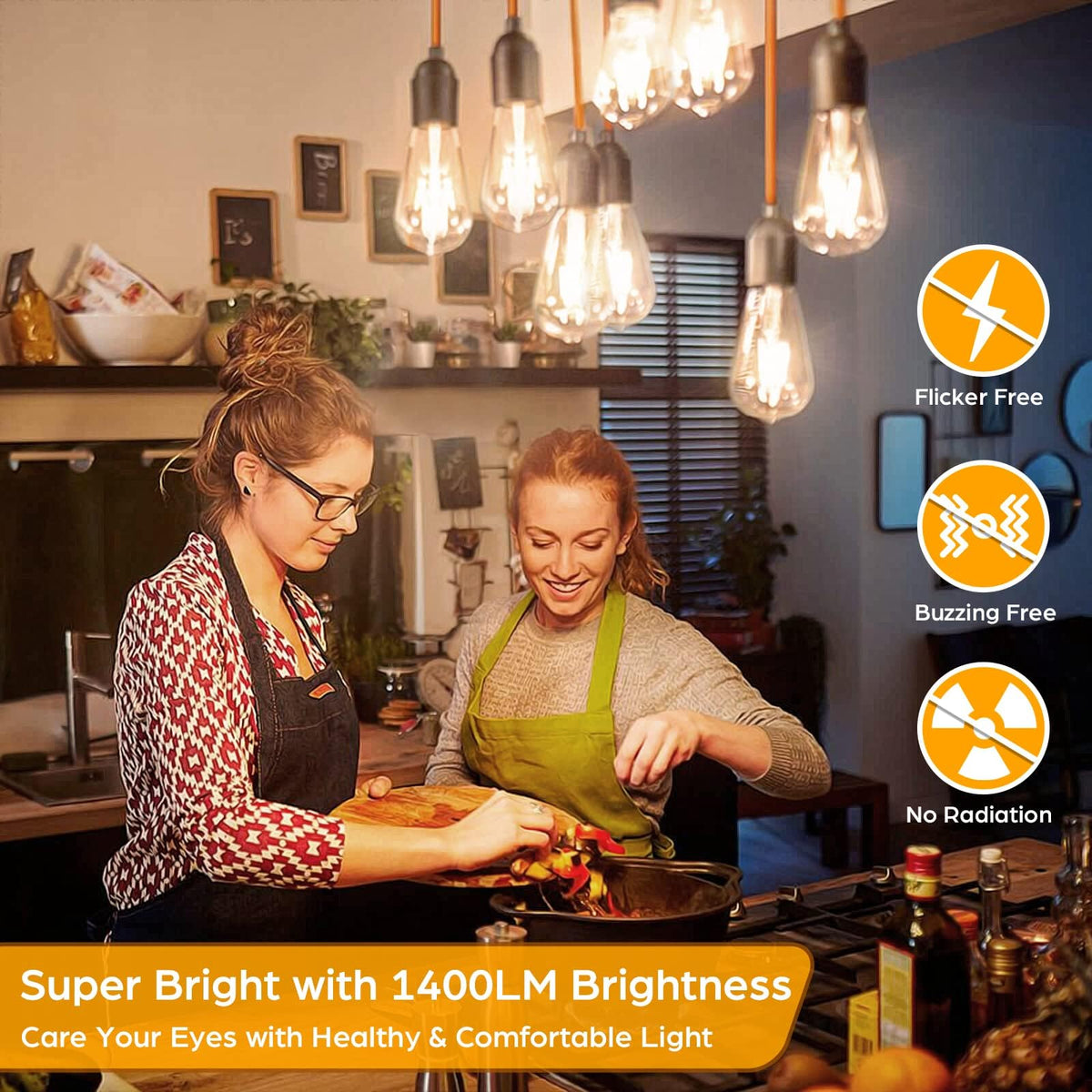 Sucolite clear-glass-teardrop bulb preserves true colors with CRI 90+.