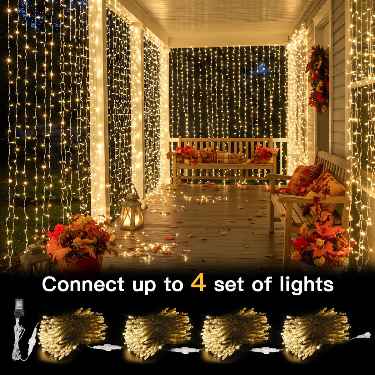 suddus curtain lights party decoration adds vibrant ambience and flexible brightness