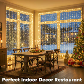 suddus curtain lights with timer automate daily ambiance