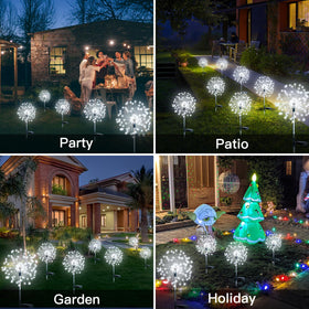 suddus patio lights white add a welcoming glow to sidewalks and entrances.