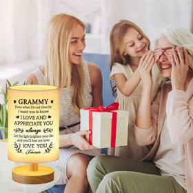SUEHHYY Grammy nightstand decor complements various spaces.