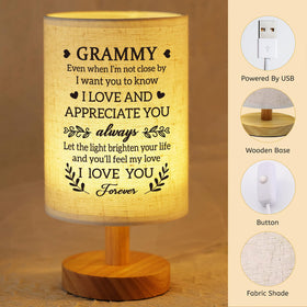 SUEHHYY Grammy warm LED glow creates cozy ambience in any room.