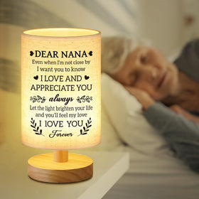 SUEHHYY easy assembly lets Nana set up the lamp in moments.