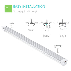 SUERCAI.YO 3ft LED shop light in garage providing bright illumination