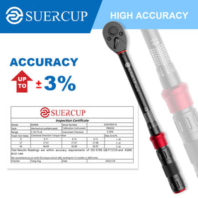 SUERCUP torque wrench bidirectional head for clockwise and counterclockwise work