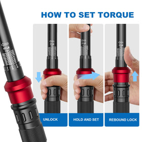 SUERCUP knurled non-slip handle for comfortable grip