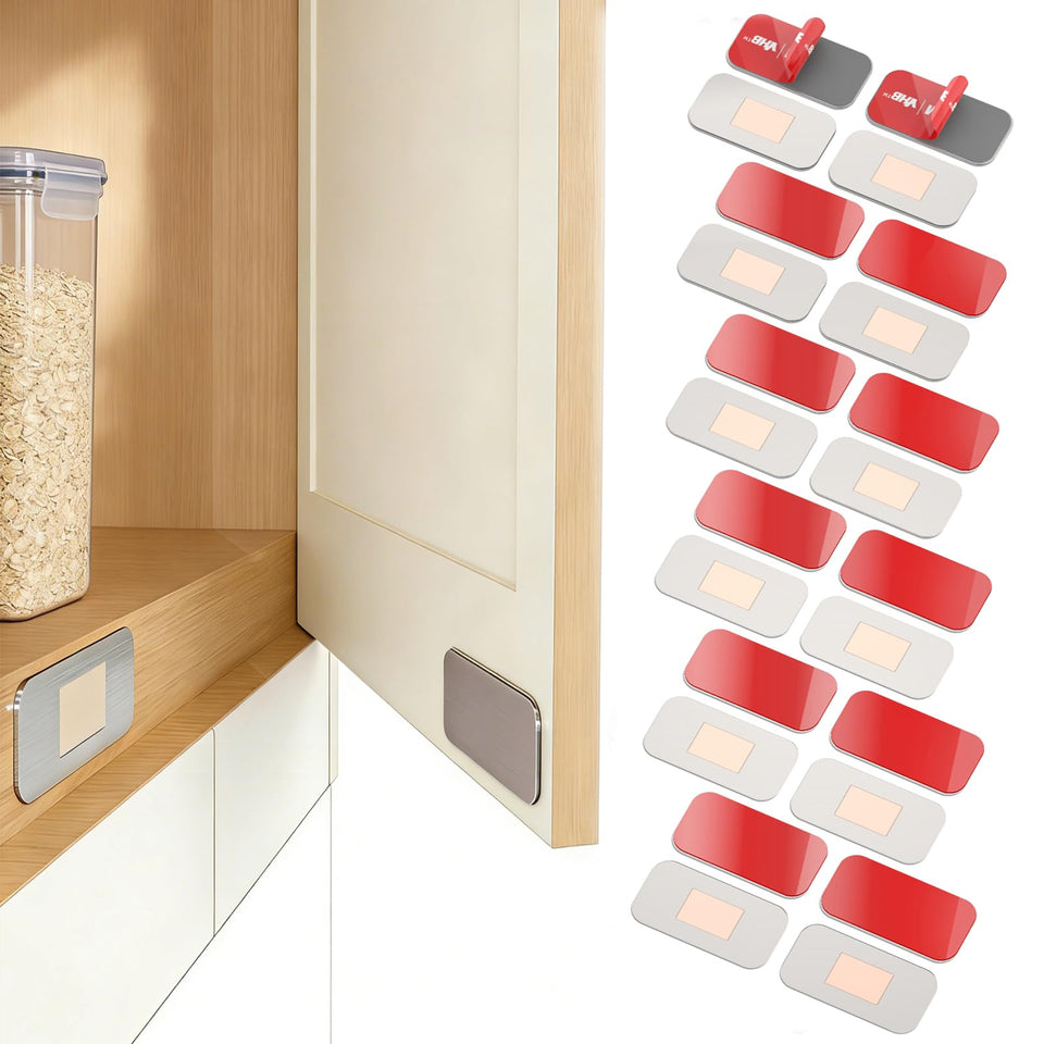 SUESONG 12-pack magnetic cabinet closures deliver a strong hold for cabinet doors.