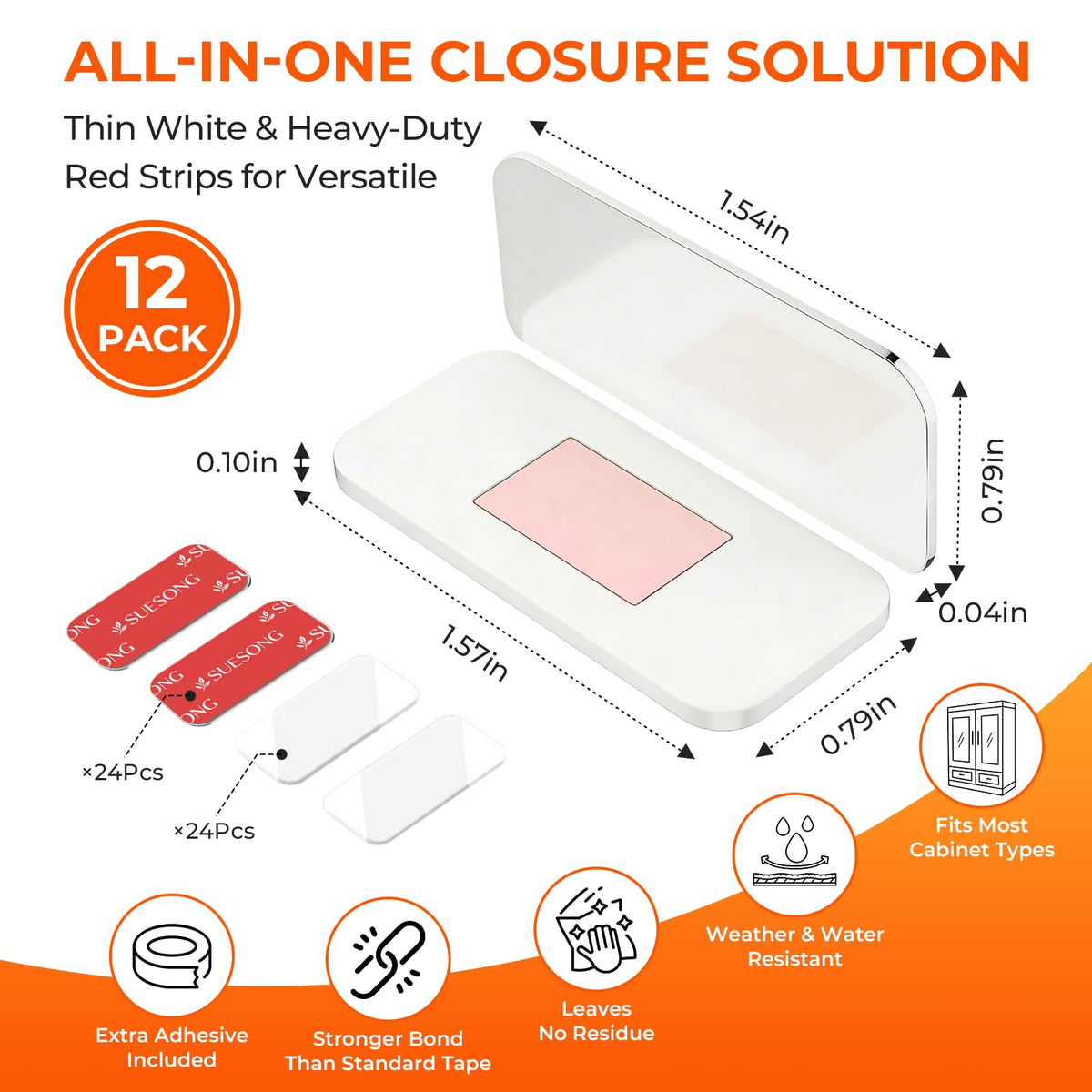 SUESONG magnets designed for humid environments like kitchens and bathrooms.