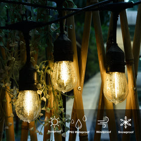 SUFEIMAS included dimmable Edison bulbs for mood lighting