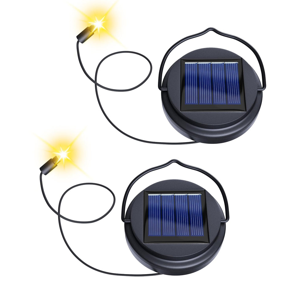 Suggant solar top replacement for lanterns enhances outdoor lighting reliability.