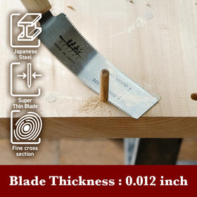 SUIZAN versatile blade cutting hardwood and softwood with ease.