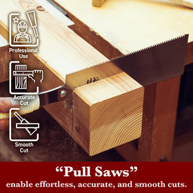 SUIZAN Ryoba pull saw made in Japan, crafted by master artisans and trusted craftsmanship