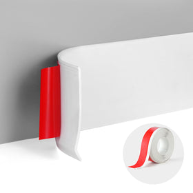 SUJIAMEI peel-and-stick baseboard trim in white for quick 20 ft installation.