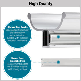 SUKABU aluminum alloy handle with epoxy silver coating for rust resistance
