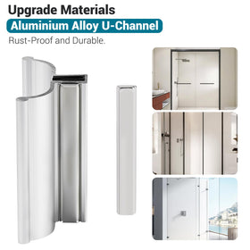 SUKABU burr-free edge design shower handle against glass