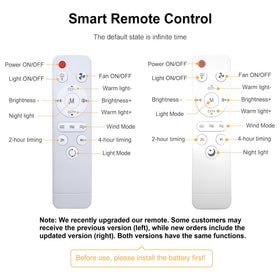 SUKIMIH Socket Fan Light memory function recalls last settings