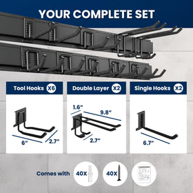 SUKIZZ durable metal construction withstands daily garage use and heavy loads.