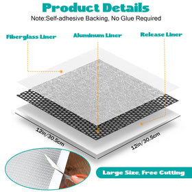 Sulataya drywall patch back adhesive detail showing strong bond