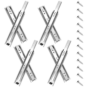 Sulawskys 18in drawer slide full extension for effortless access.