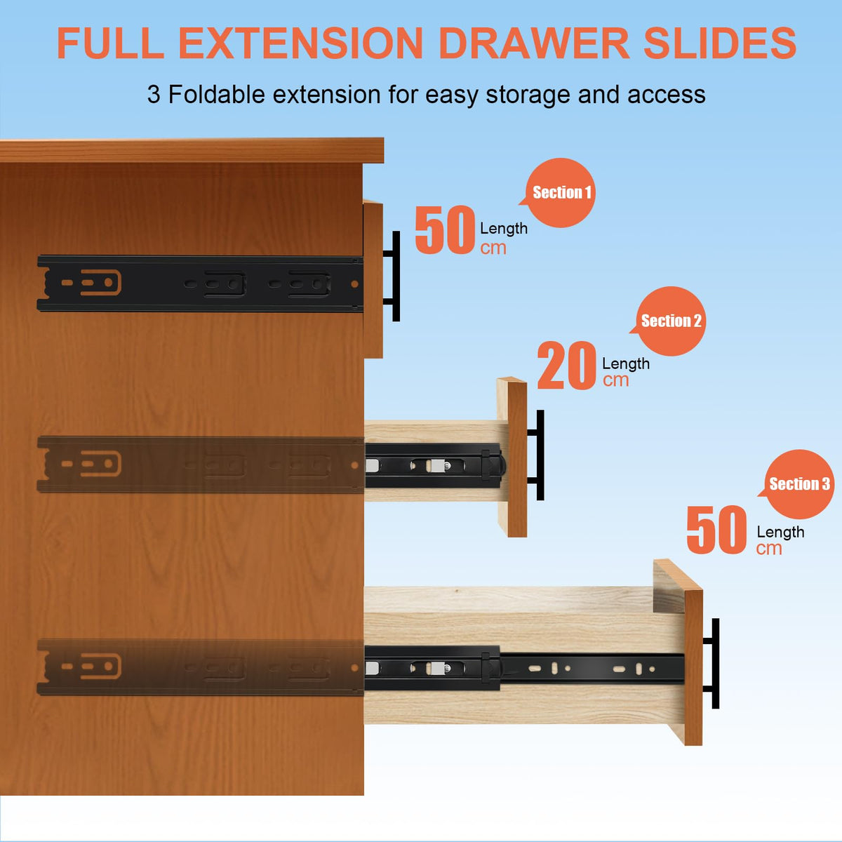 Sulawskys quiet glide minimizes drawer noise.