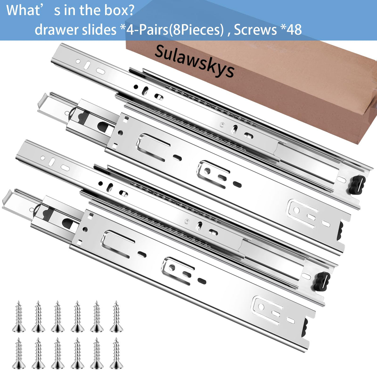 Sulawskys size guide helps you choose the right slide length.