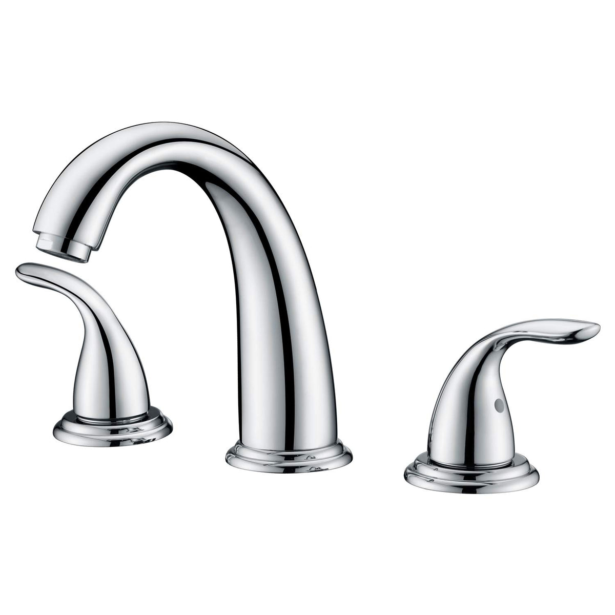 Sumerain roman tub faucet with high flow fills a tub quickly and efficiently