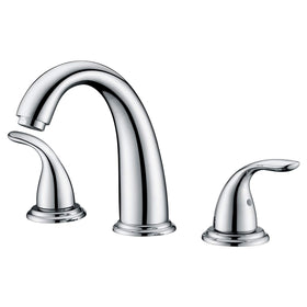 Sumerain roman tub faucet with high flow fills a tub quickly and efficiently