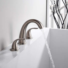 Sumerain spout reach 4-29/32 inches for versatile tub configurations
