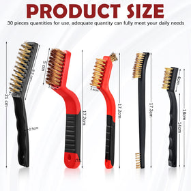 Sumind stainless steel brush for heavy scrubbing of rust and grime.