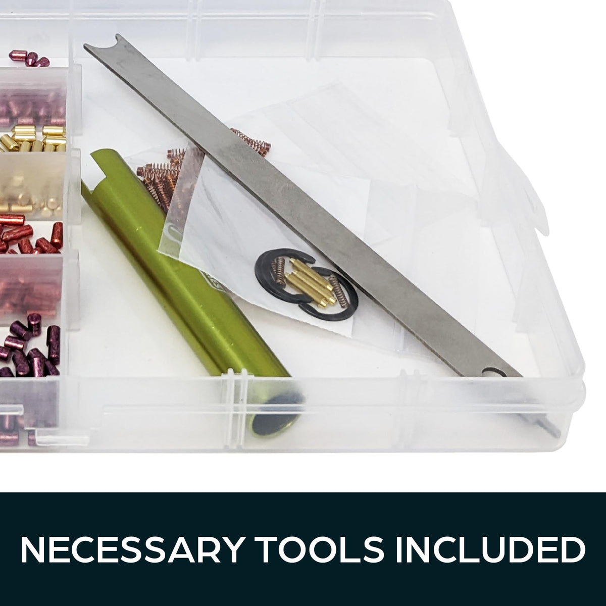 SUMMIT DOORWARE 50 springs ensure consistent tension and long-lasting pin stack performance.