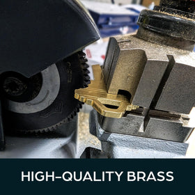 SUMMIT DOORWARE durable brass key blank built for heavy use