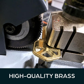 SUMMIT DOORWARE Kwikset key blanks durable-brass for long-lasting reliability.