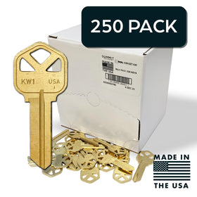 SUMMIT DOORWARE Kwikset key blanks kw1-fit for precise KW1 lock compatibility.