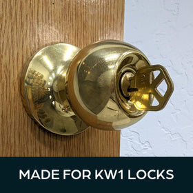 Reliable, durable brass construction that withstands regular use and handling.
