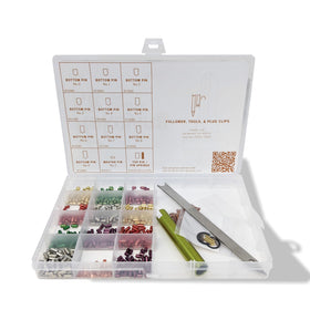 SUMMIT DOORWARE premium Schlage rekey kit box shows organized, durable tools for easy rekeying.