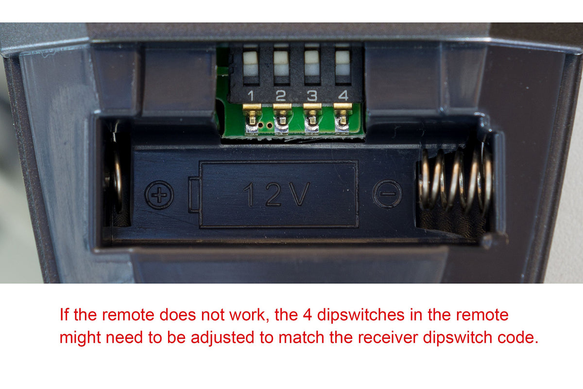 SummitLink UC7083T remote in use controlling ceiling fan lights