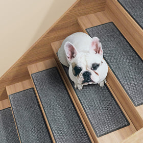 SUMLANS V-shaped anti-slip pattern boosts stability on each step.