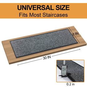 SUMLANS easy-install treads require no glue and leave no residue.
