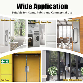 Sumnacon modern door handle design adds contemporary style