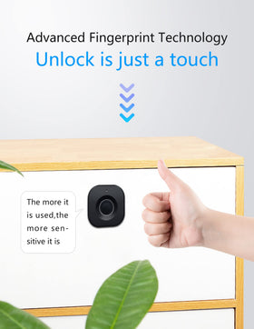 SUMNEW Fingerprint Lock auto lock features to re-lock after use